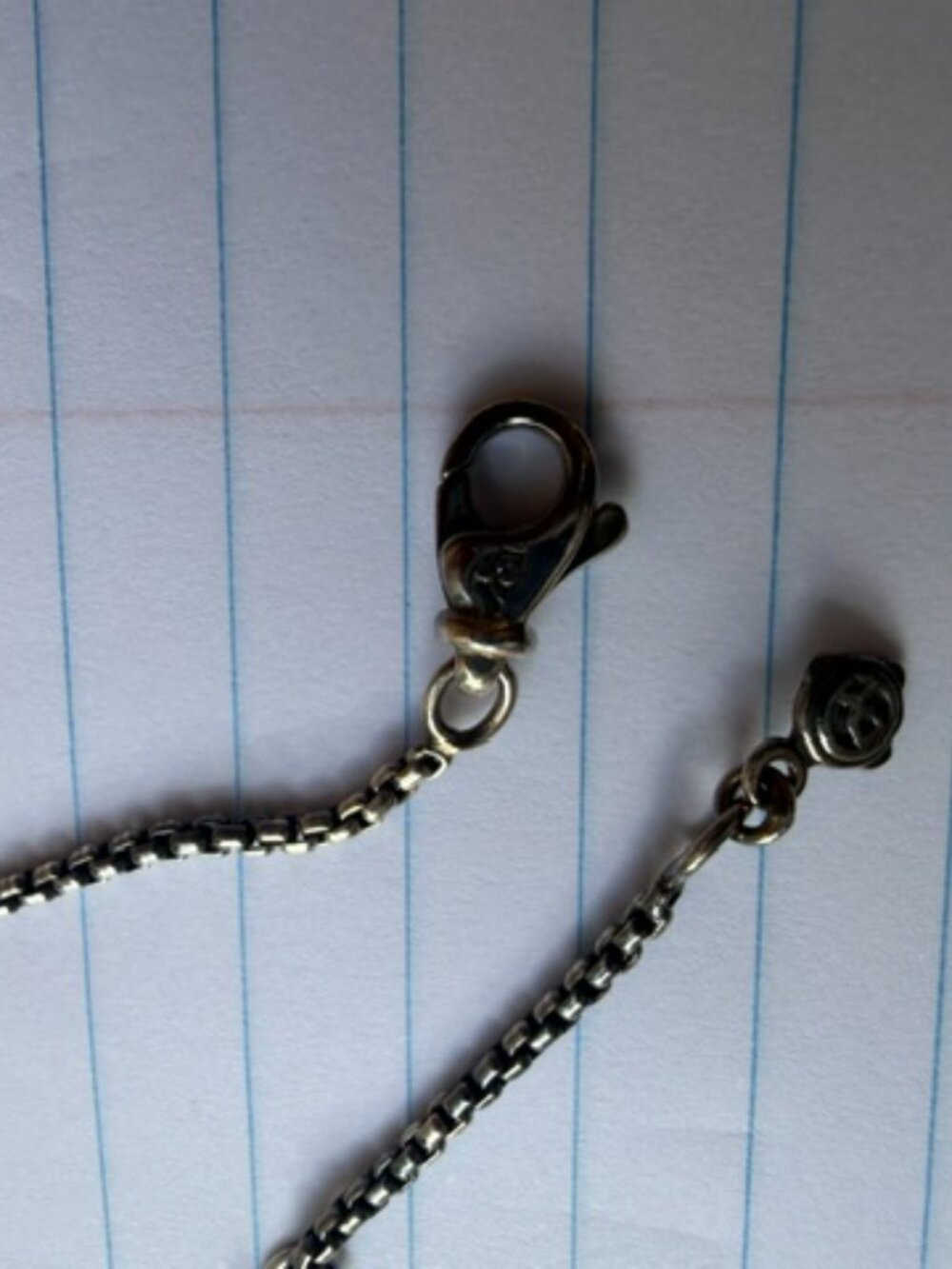 David Yurman Silver Petite Albion Necklace - Picture 4 of 5